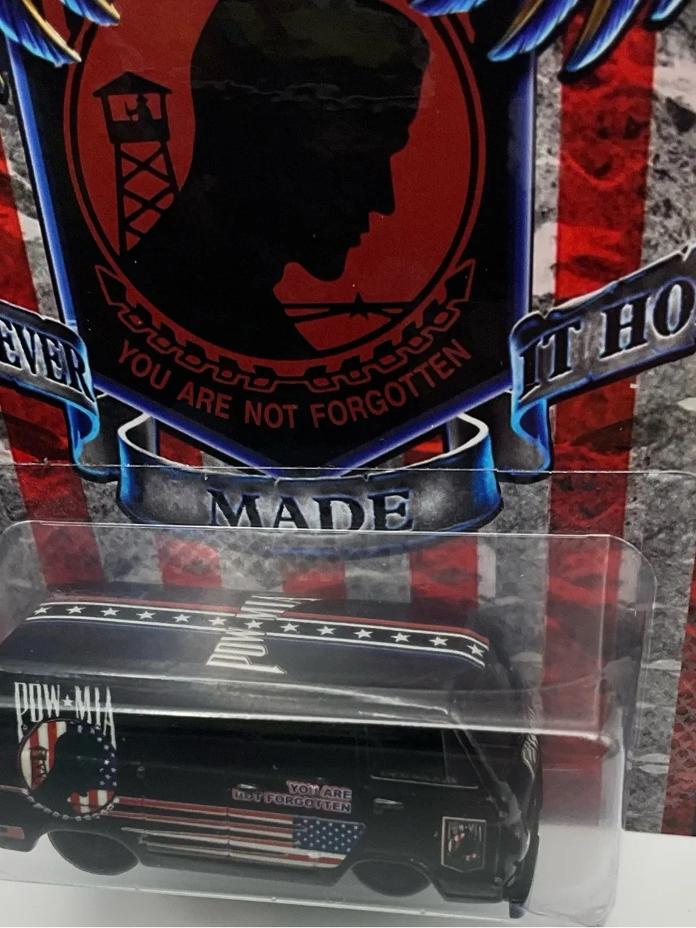 POW•MIA Black Van – Hot Wheels Collectible Diecast